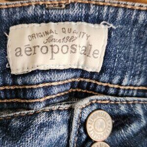 [Aeropostale] Jean Distressed Mini Skirt - Size 00